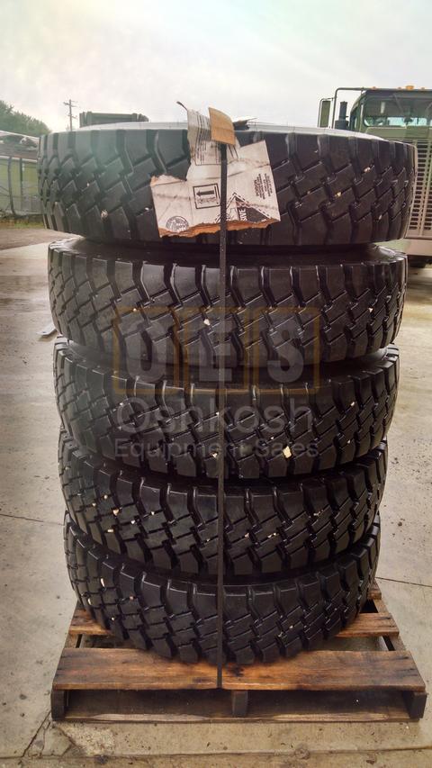 11.00R20 Goodyear G177 Tires on Wheels